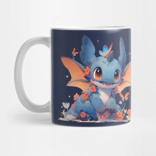 Ute little stitch dragon Mug